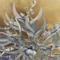 Preview: Ferro Luce 78/8 PL Deckenleuchte Blattgold - Blattsilber